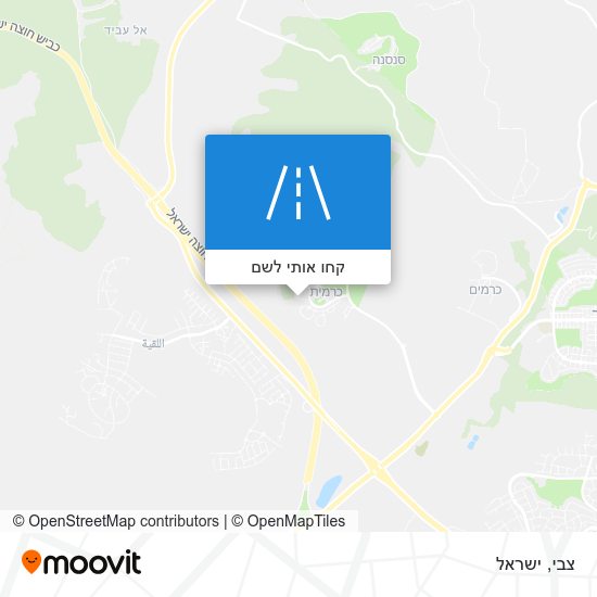 מפת צבי