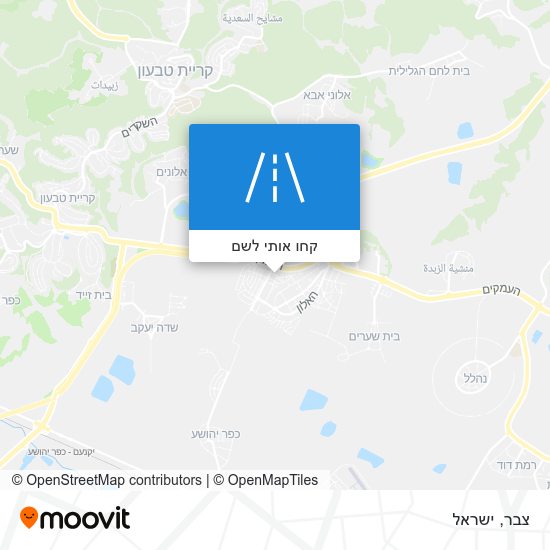 מפת צבר