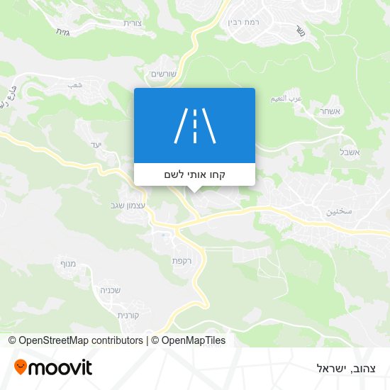 מפת צהוב