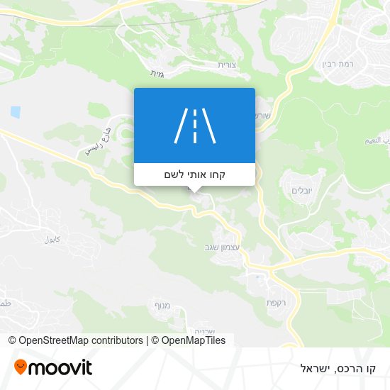 מפת קו הרכס