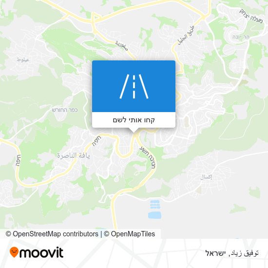 מפת توفيق زياد