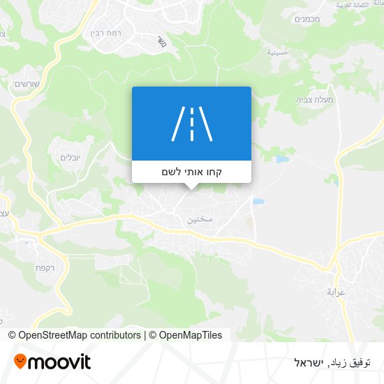 מפת توفيق زياد