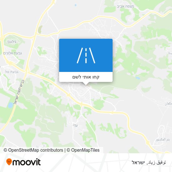 מפת توفيق زياد