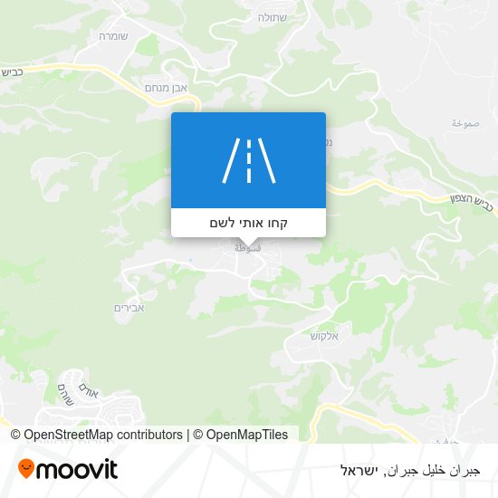 מפת جبران خليل جبران