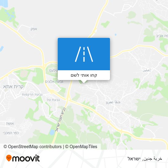 מפת خربة جدين