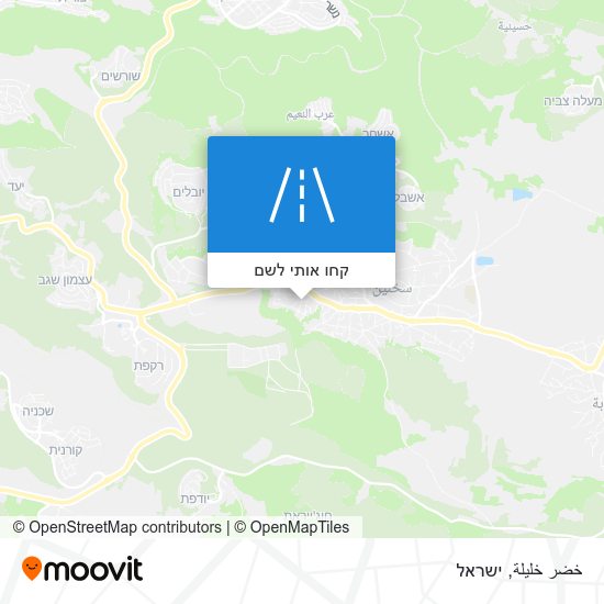 מפת خضر خليلة
