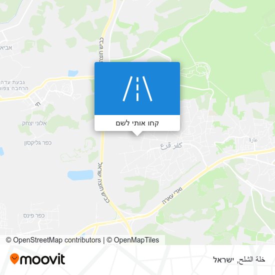 מפת خلة الشلح