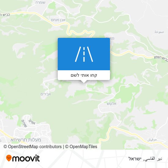 מפת دير القاسي