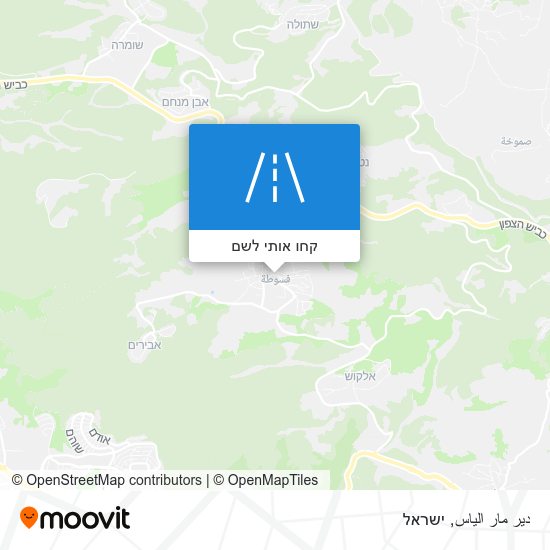 מפת دير مار الياس