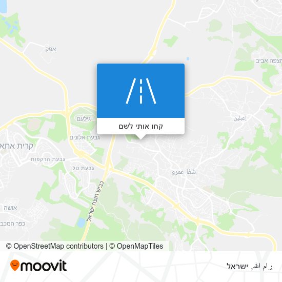 מפת رام الله
