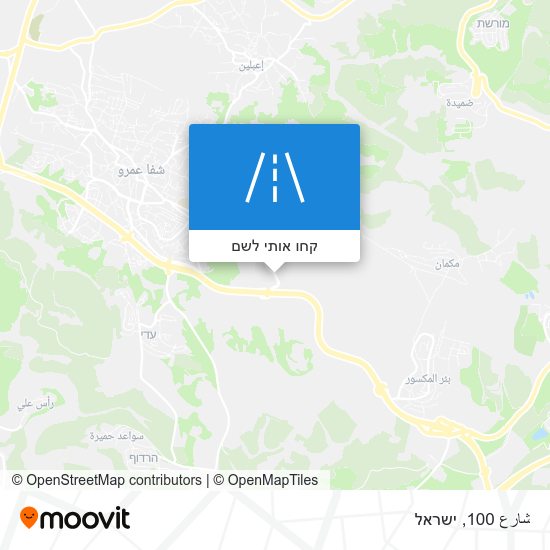 מפת شارع 100