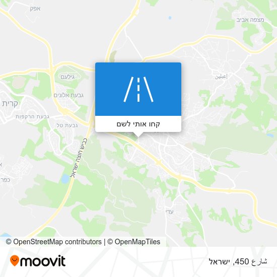 מפת شارع 450