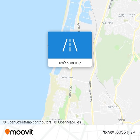 מפת شارع 8055