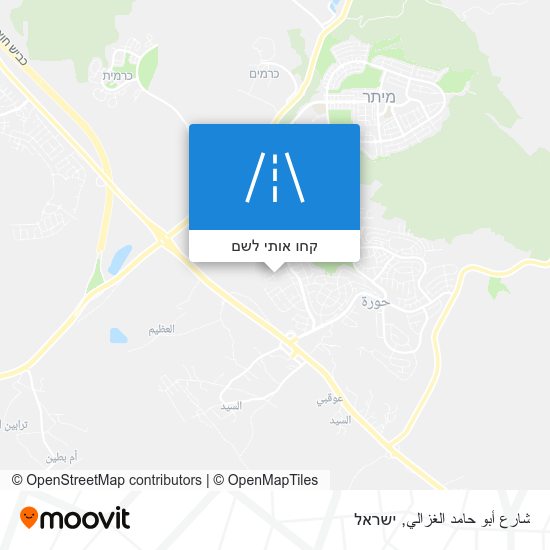 מפת شارع أبو حامد الغزالي