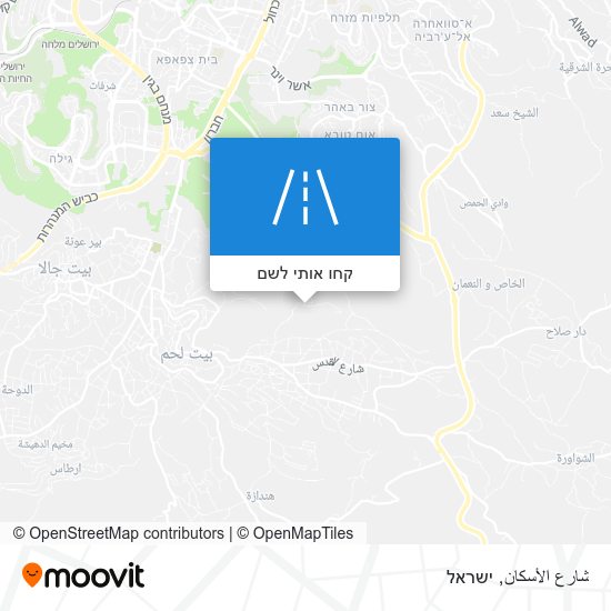 מפת شارع الأسكان