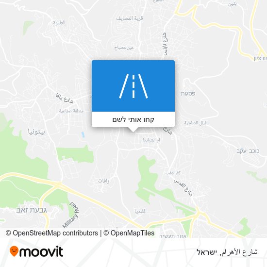 מפת شارع الأهرام