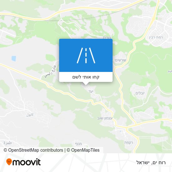 מפת רוח ים