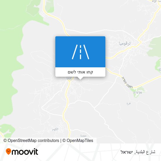 מפת شارع البلدية