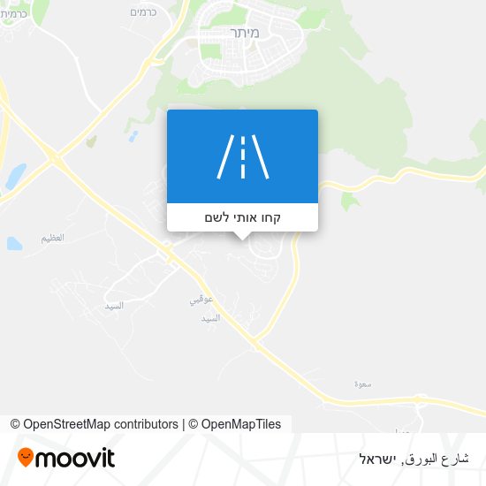 מפת شارع البورق