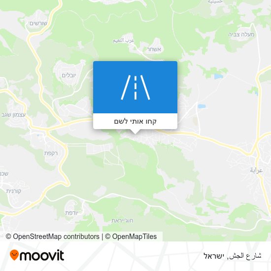 מפת شارع الجش
