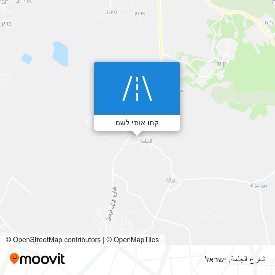 מפת شارع الجلمة