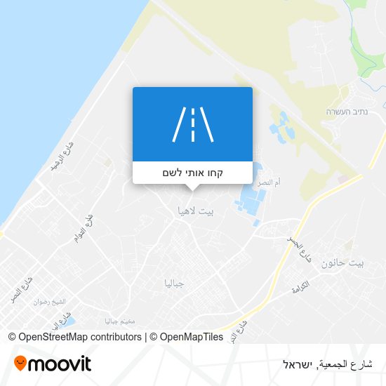 מפת شارع الجمعية