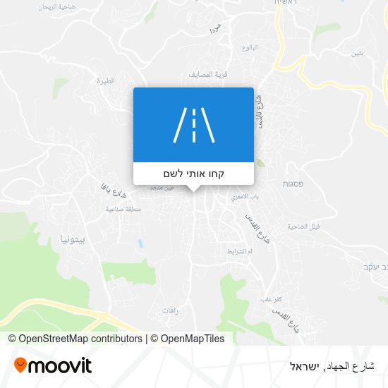 מפת شارع الجهاد