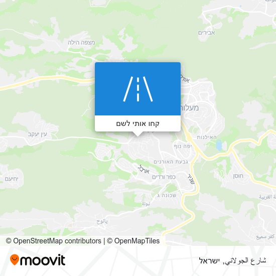 מפת شارع الجولاني