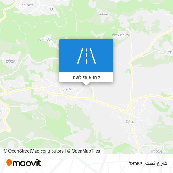 מפת شارع الحدث