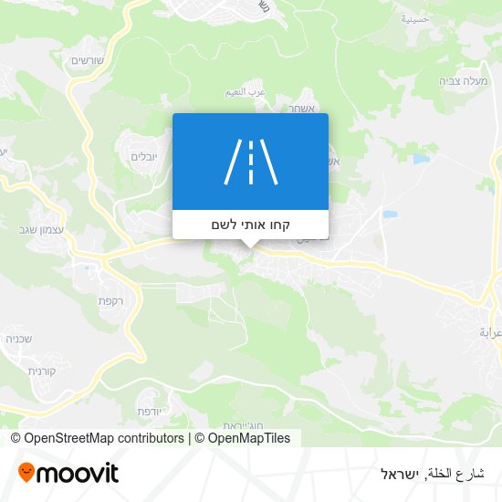 מפת شارع الخلة