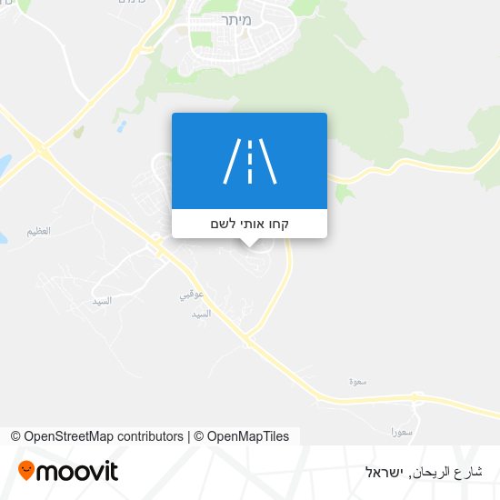 מפת شارع الريحان