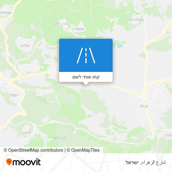 מפת شارع الزهراء