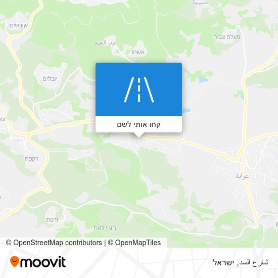 מפת شارع السد