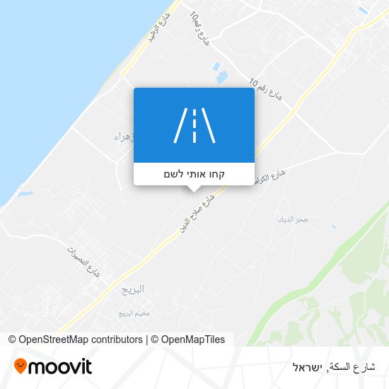 מפת شارع السكة