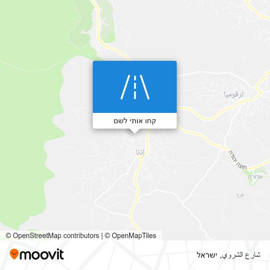 מפת شارع الشروي