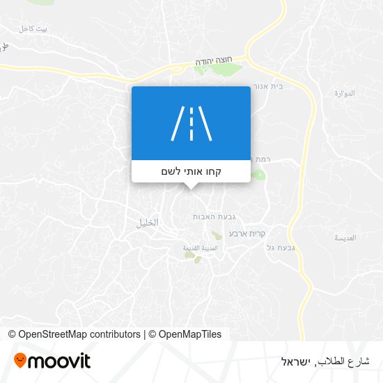 מפת شارع الطلاب