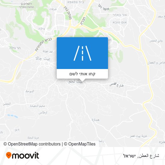 מפת شارع العطن