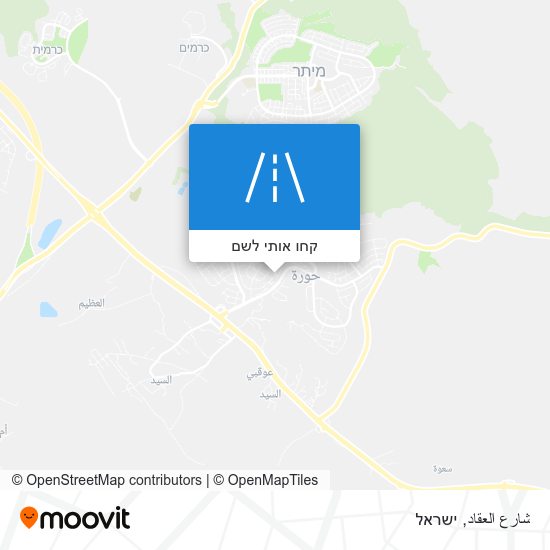 מפת شارع العقاد