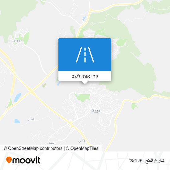 מפת شارع الفتح