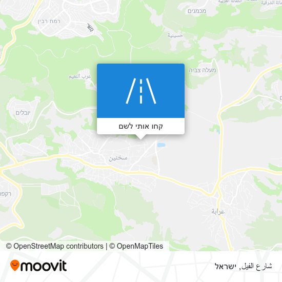 מפת شارع الفيل