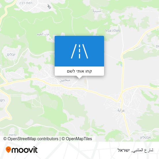 מפת شارع المتنبي
