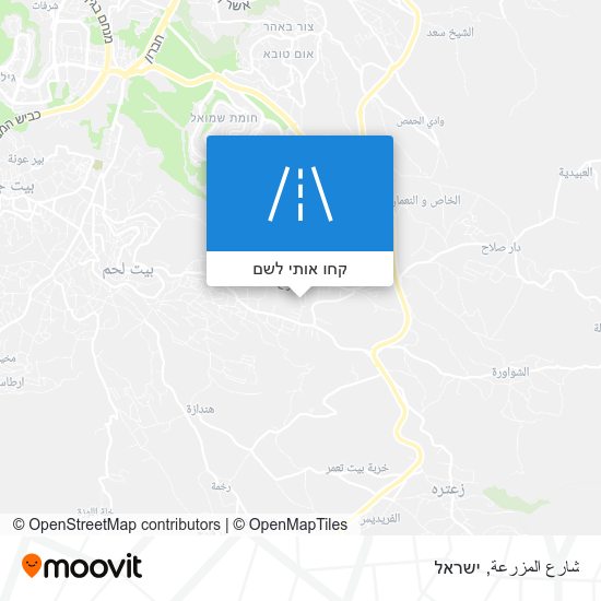 מפת شارع المزرعة