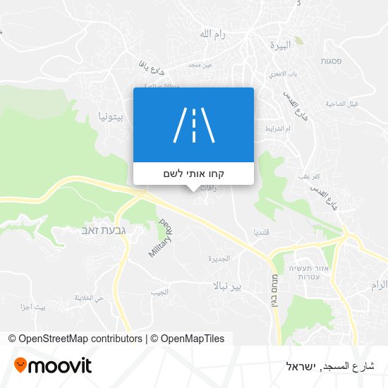 מפת شارع المسجد