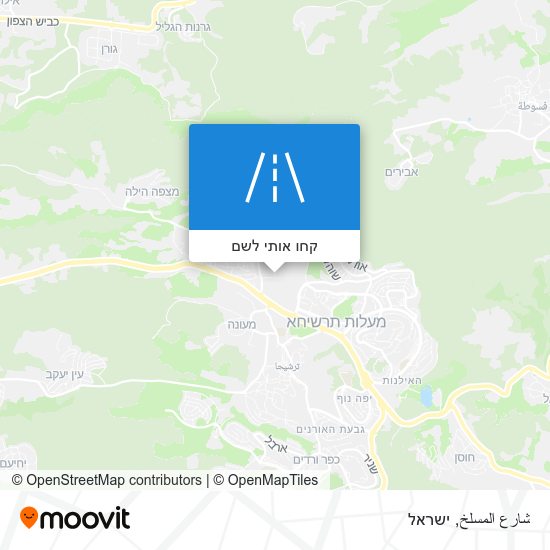מפת شارع المسلخ