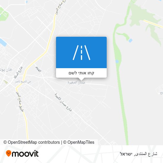 מפת شارع المنتدى
