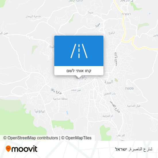 מפת شارع الناصرة