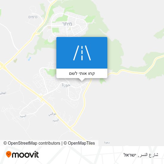 מפת شارع النسر