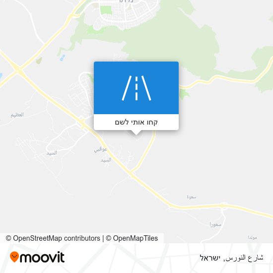 מפת شارع النورس