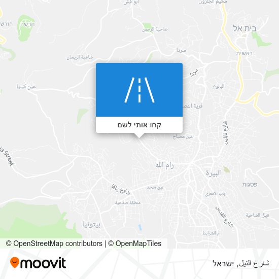 מפת شارع النيل