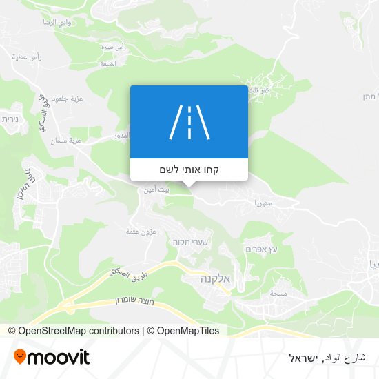 מפת شارع الواد